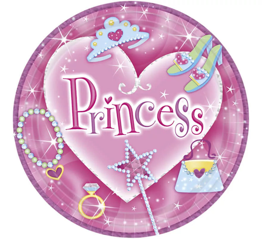 Translation missing: fr.Pack de 8 Platos de las Princess de 22,8 cm