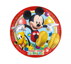 Lot de 8 assiettes en carton Mickey Mouse 23 cm