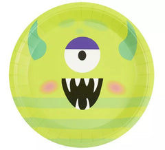 Lot de 8 plaques de monstre vert