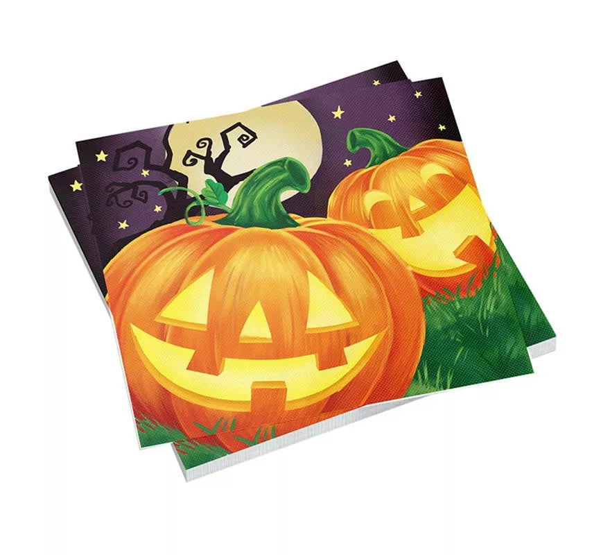 Translation missing: fr.Pack de 8 Servilletas Calabaza de 33x33 cm