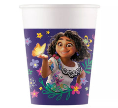 Lot de 8 gobelets en carton Disney Charm 200 ml