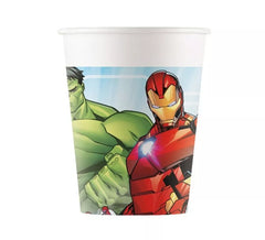 Pack de 8 gobelets en papier Avengers 200 ml