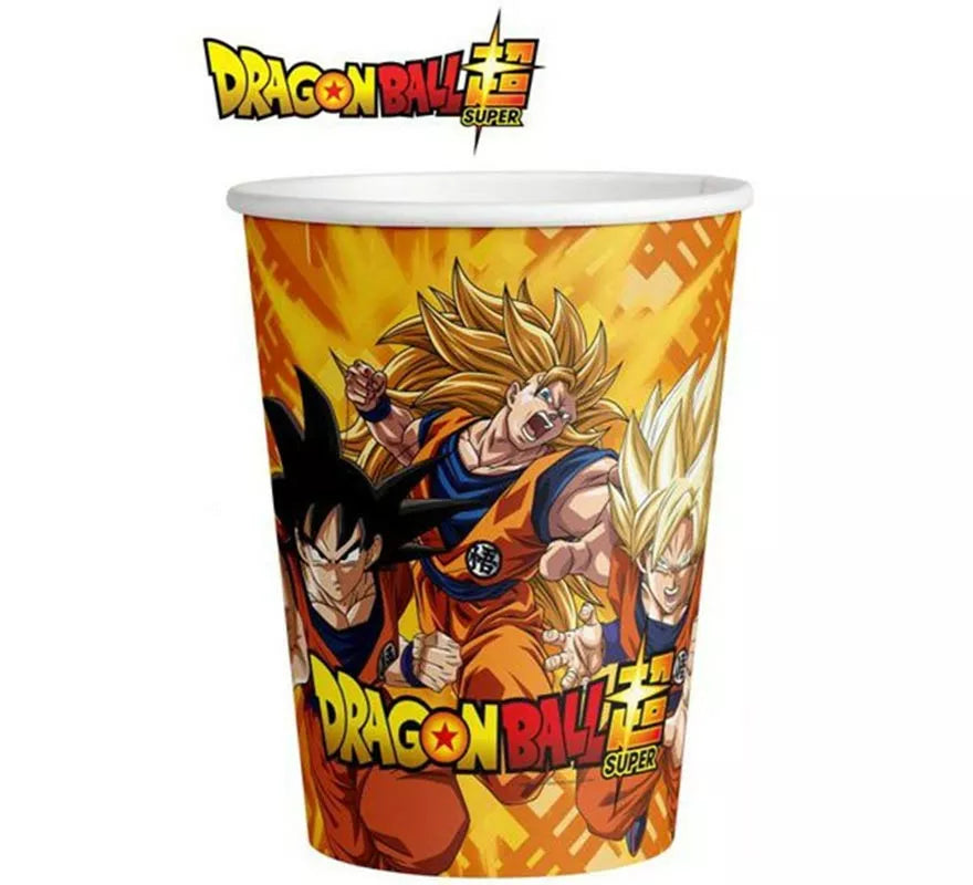 Translation missing: fr.Pack de 8 Vasos de papel de Dragon Ball de 250 ml