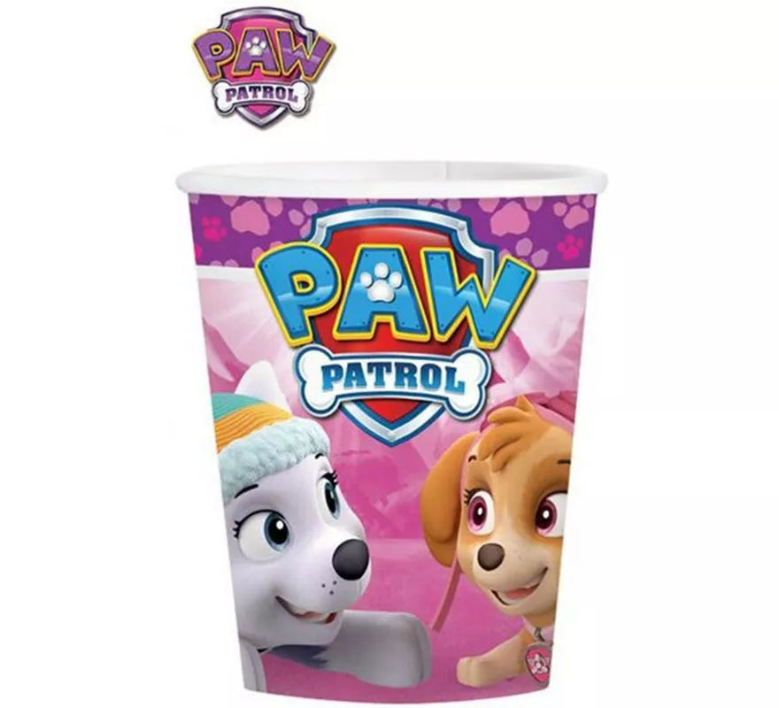 Translation missing: fr.Pack de 8 Vasos de papel de La Patrulla Canina de 250 ml