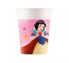 Pack de 8 gobelets en carton Princesses Disney de 200 ml