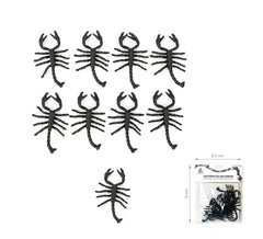 Pack de 9 scorpions noirs