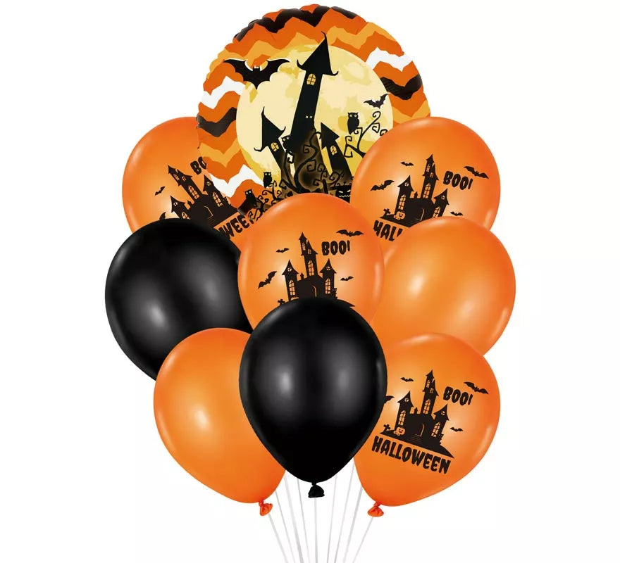 Translation missing: fr.Pack de 9 Globos Halloween Surtidos