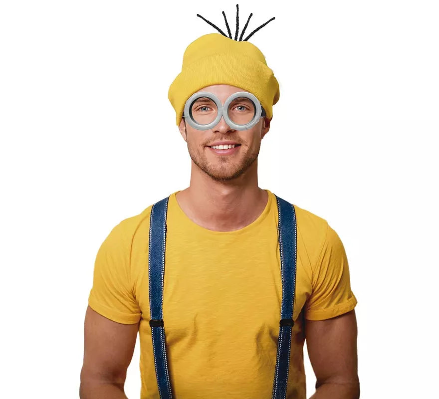 Translation missing: fr.Pack de Gorro y Gafas de Ayudante de Villano para adultos