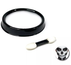 Pack maquillage blanc à base d'eau avec pinceau