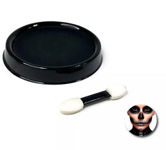 Pack maquillage noir à base d'eau avec pinceau