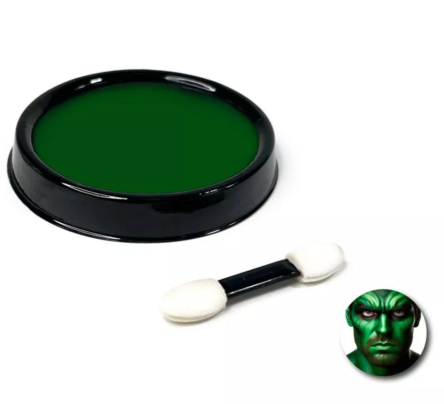 Translation missing: fr.Pack de Maquillaje al agua verde oscuro con brocha