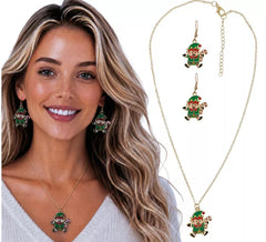 Pack de boucles d'oreilles et collier elfe