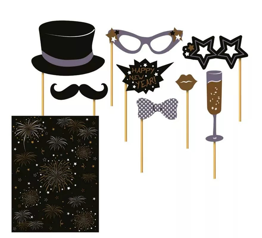 Translation missing: fr.Pack de Photocall con 8 Piezas para Fin De Año