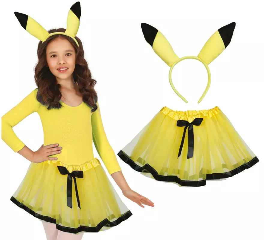 Translation missing: fr.Pack Diadema y Tutú de Ratón Amarillo para niña