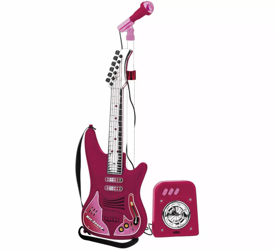 Translation missing: fr.Pack Guitarra, Micrófono y Bafle para niña