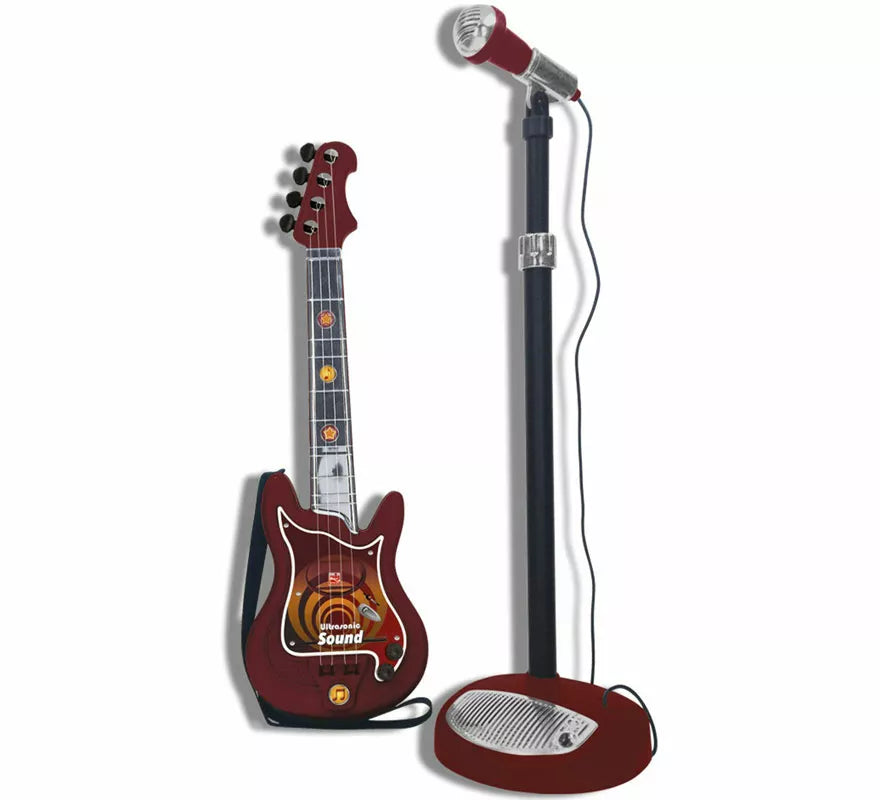 Translation missing: es.Pack Guitarra y Micrófono Metalizados Ultrasonic