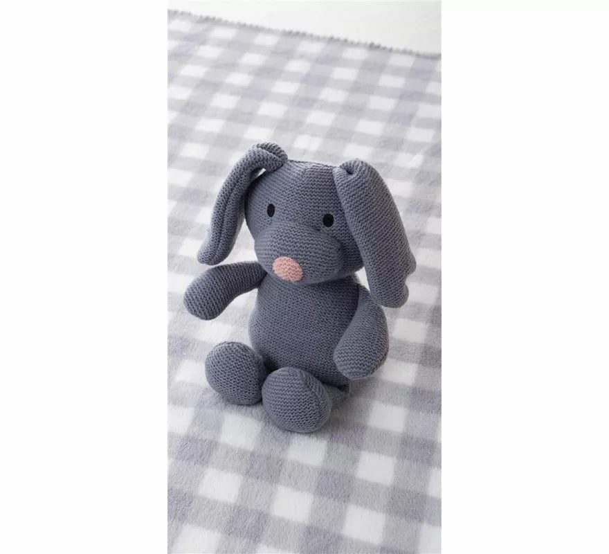 Translation missing: fr.Pack Manta de 90x75 cm y Perro de Peluche gris de 26 cm