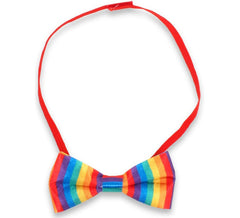 Noeud papillon arc-en-ciel 9 cm