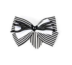 Nœud papillon chauve-souris pour fantôme rayé