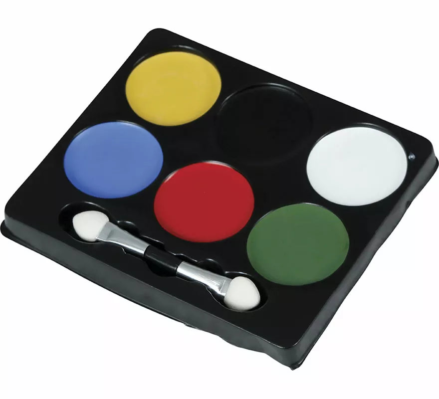 Translation missing: fr.Paleta de 6 Colores con brochas