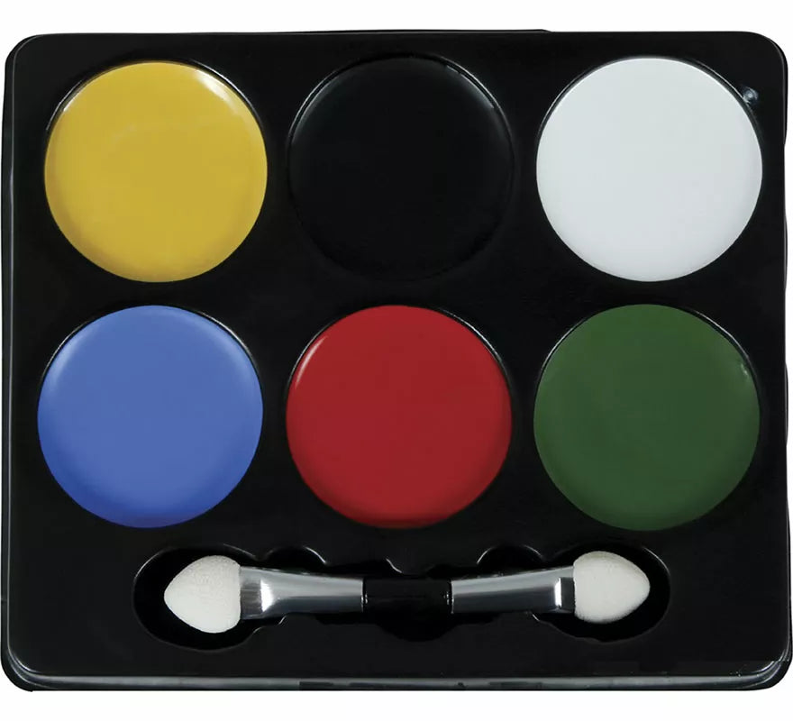 Translation missing: fr.Paleta de 6 Colores con brochas