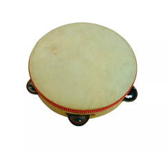 Tambourin en bois de 20,5 cm