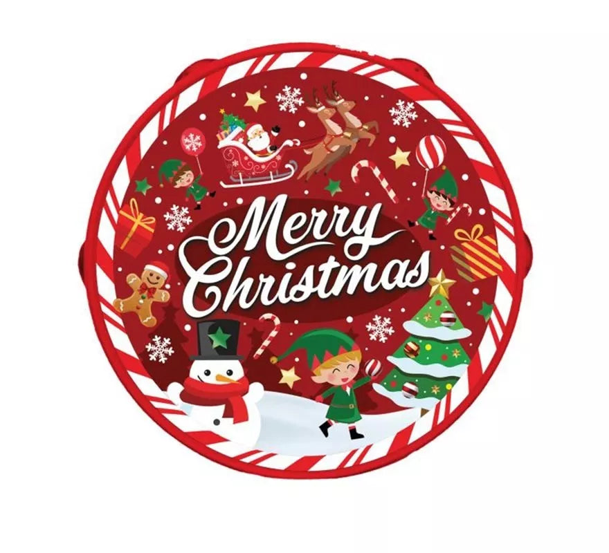 Translation missing: fr.Pandereta Merry Christmas de pvc de 13 cm