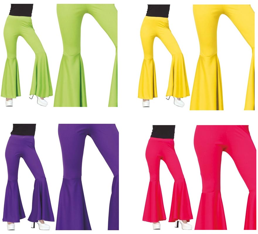 Translation missing: fr.Pantalón Campana Elástico Talla M (Medium) en varios colores para mujer