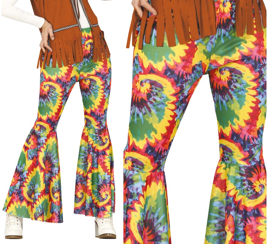 Translation missing: fr.Pantalón Campana Hippie Estampado