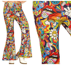 Pantalon hippie Peace and Love pour femme