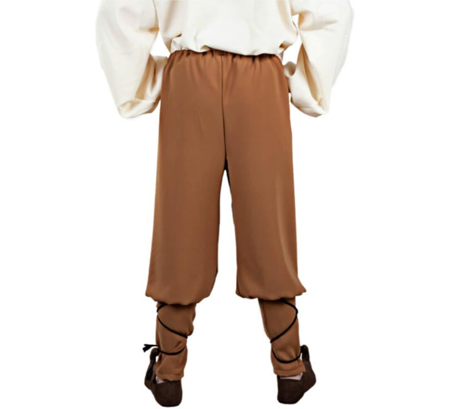 Translation missing: fr.Pantalón Medieval de Tabernero marrón para hombre