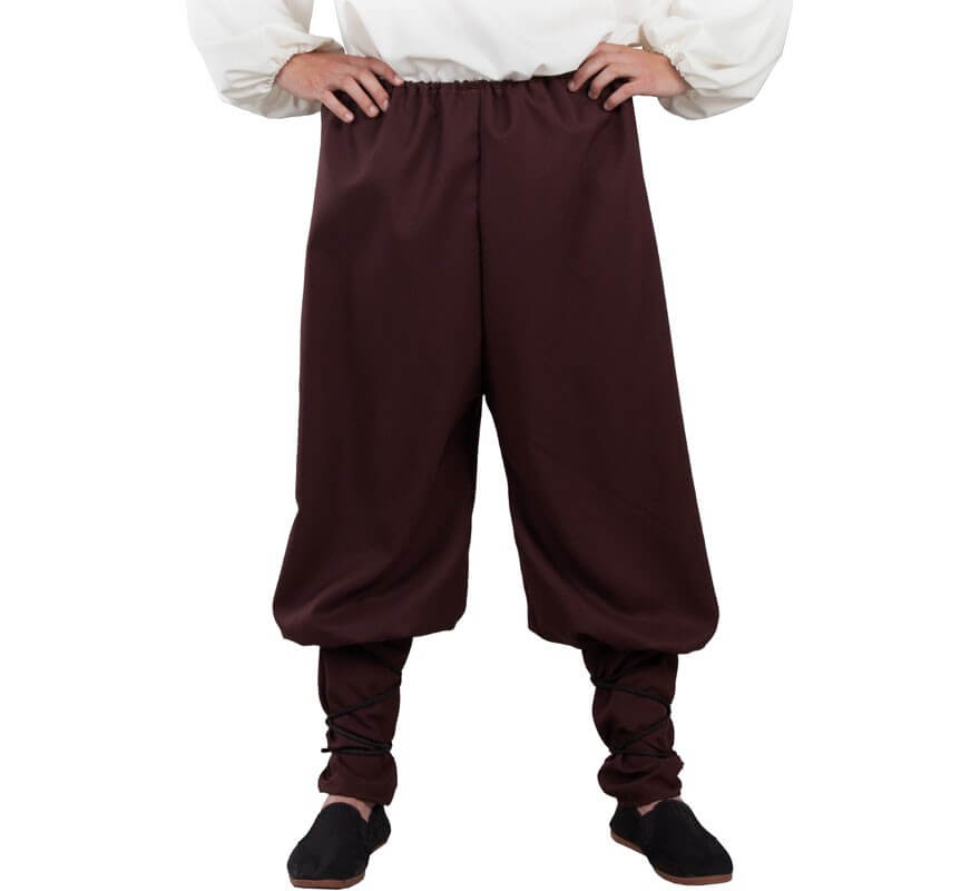 Pantalón Medieval Marrón para adultos