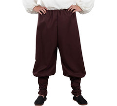 Pantalon marron médiéval pour adulte
