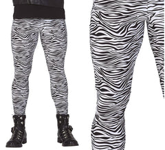 Pantalon rock à imprimé zèbre