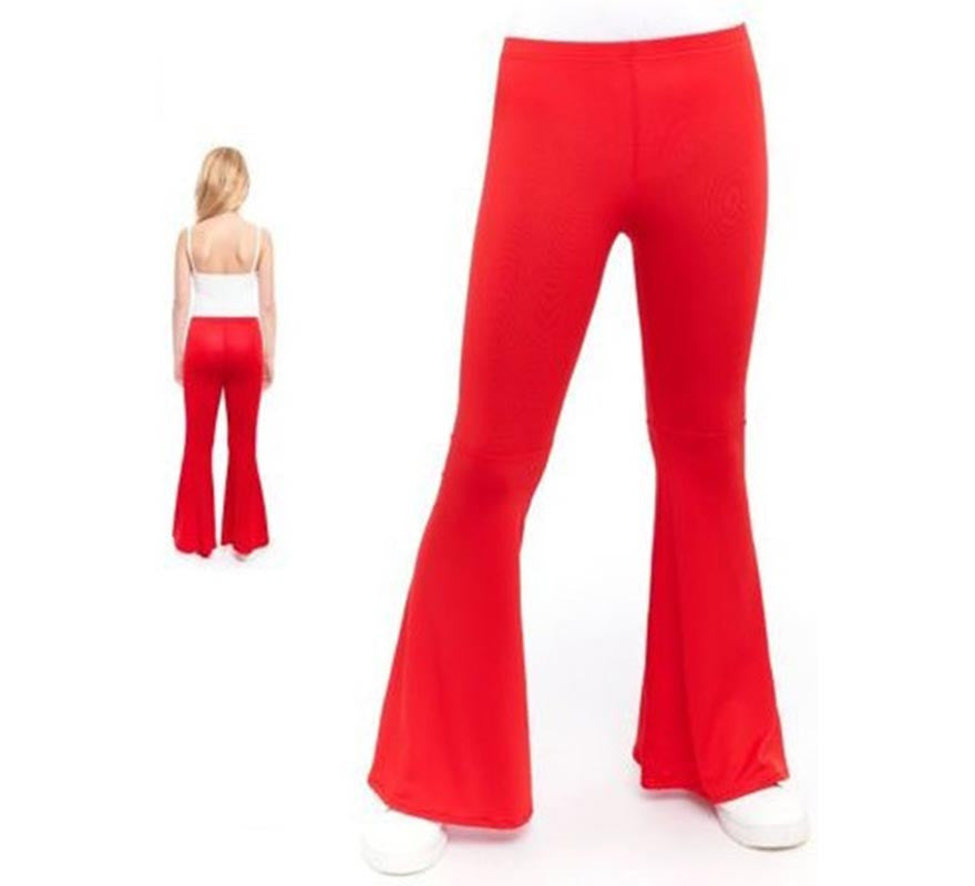 Translation missing: fr.Pantalones de Campana de Punto color Rojo para niños