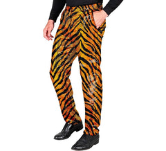 Le pantalon Fiesta imprimé animal doré pour homme
