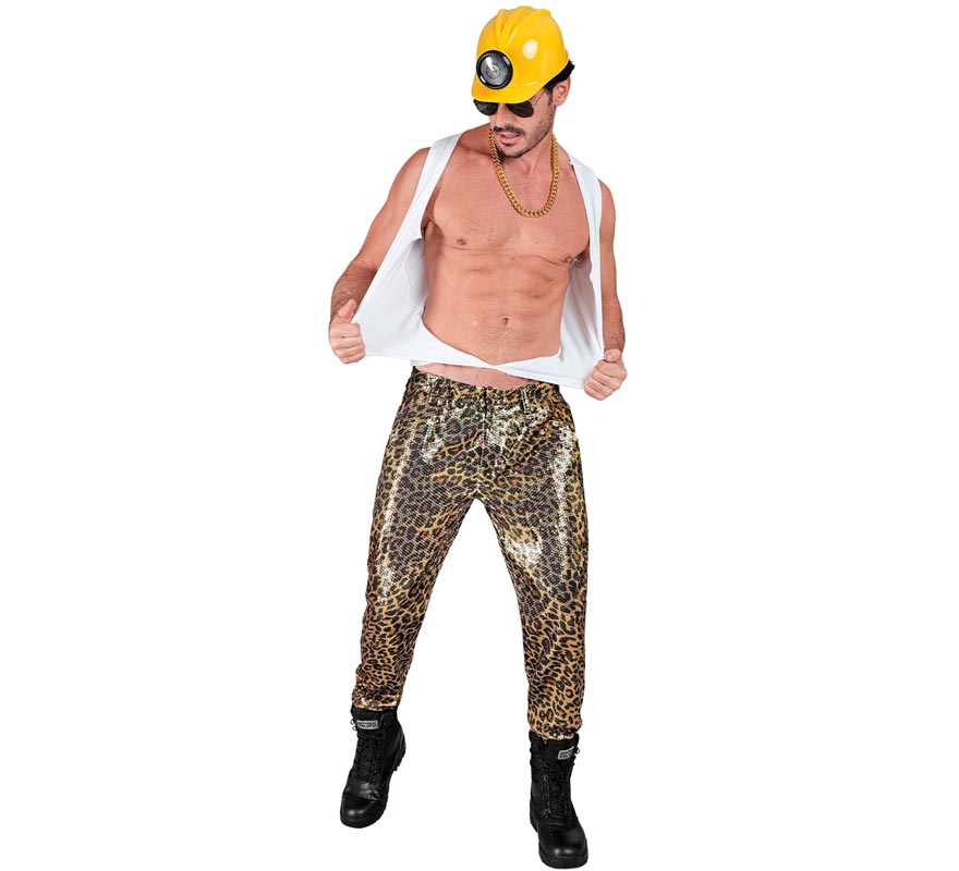Translation missing: fr.Pantalones Fiesta animal print leopardo para hombre