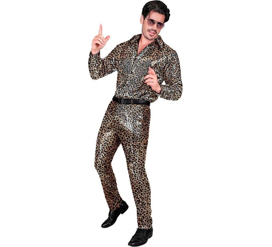 Translation missing: fr.Pantalones Fiesta animal print leopardo para hombre