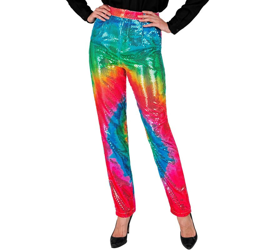 Translation missing: fr.Pantalones multicolor neón para mujer
