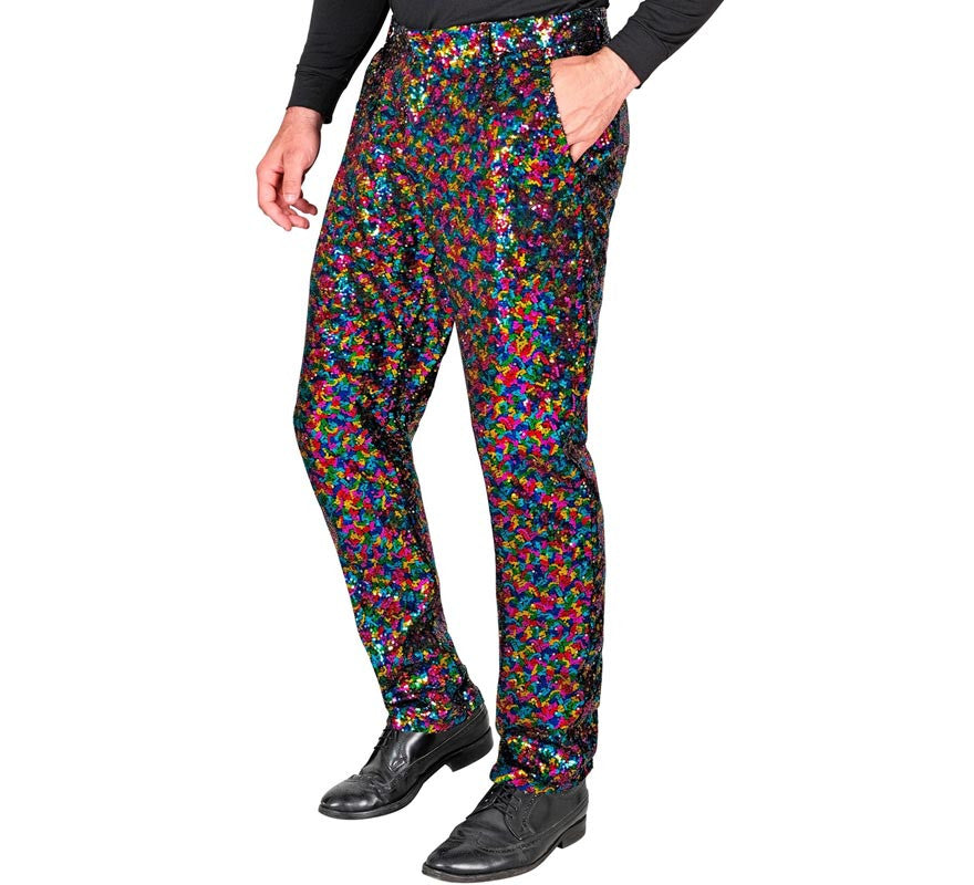 Translation missing: fr.Pantalones puntos multicolor para hombre