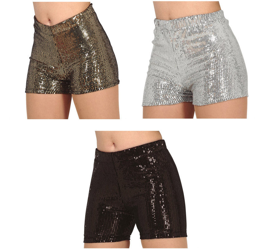 Translation missing: fr.Pantalones Shorts de Lentejuelas en varios colores para mujer
