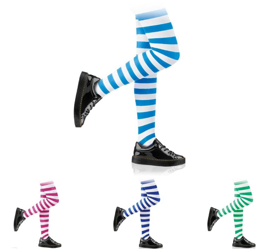 Translation missing: fr.Panty a Rayas blanco infantil en varios colores