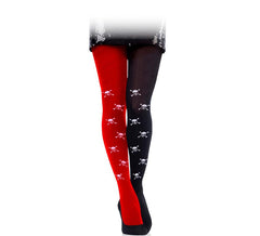 Culotte pirate rouge et noire adulte