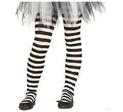 Collants rayés de différentes couleurs pour enfants de 7 à 12 ans