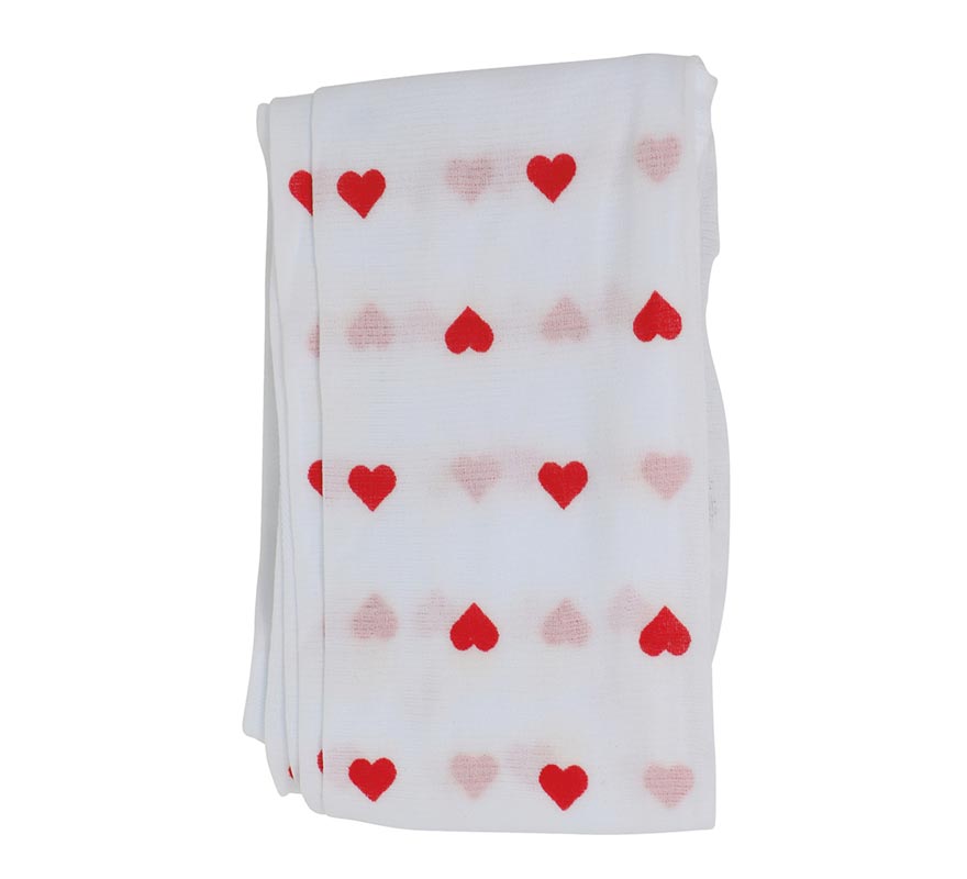 Translation missing: fr.Pantys blancas con Corazones rojos