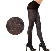 Collants noirs brillants 40 DEN pour femmes