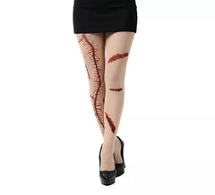 Collants avec cicatrices simulées