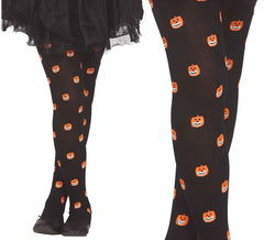 Collants citrouille pour enfants