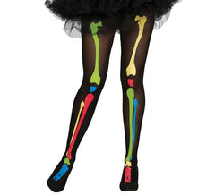Collants Squelette Multicolore