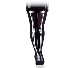 Collants squelette femme